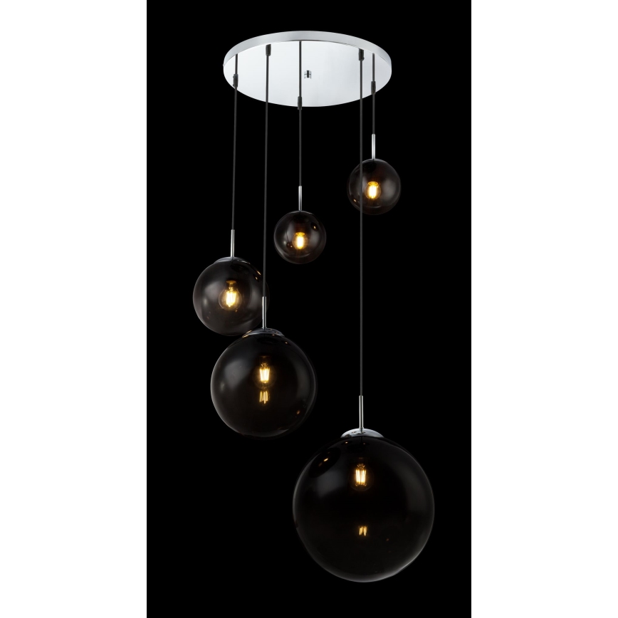 Globo - Żyrandol na lince 5xE27/40W/230V śr. 65 cm