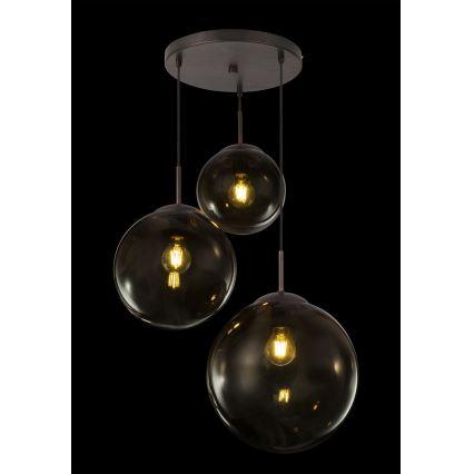 Globo - Żyrandol na lince 3xE27/40W/230V śr. 51 cm