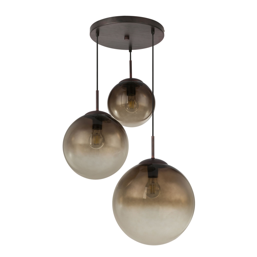 Globo - Żyrandol na lince 3xE27/40W/230V śr. 51 cm
