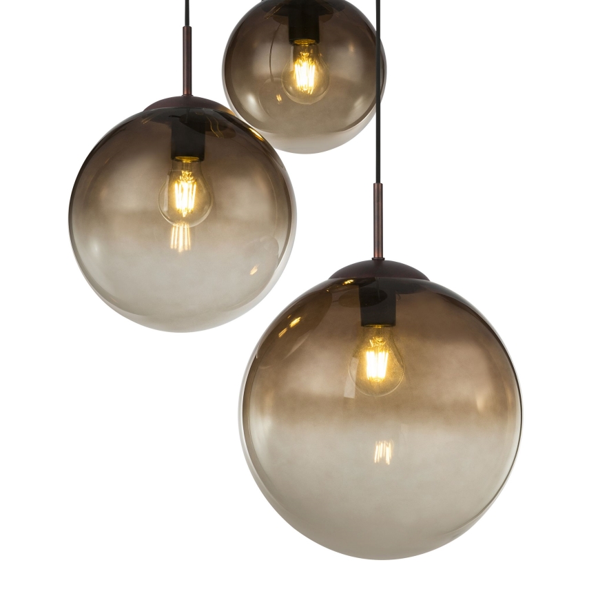 Globo - Żyrandol na lince 3xE27/40W/230V śr. 51 cm