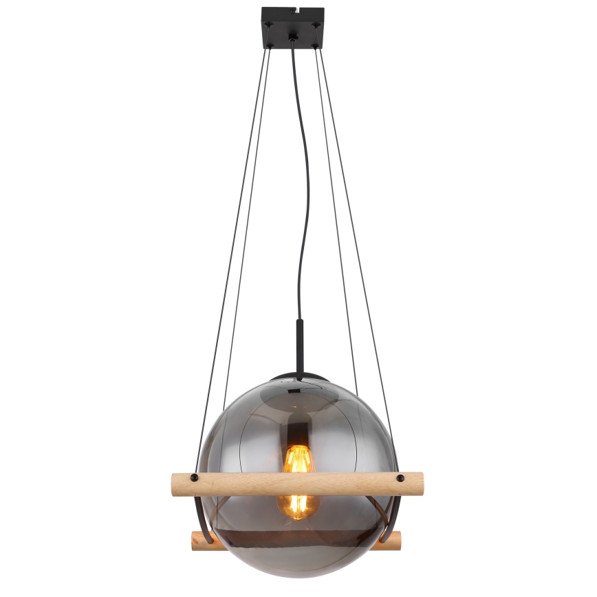 Globo - Żyrandol na lince 1xE27/15W/230V kauczukowiec
