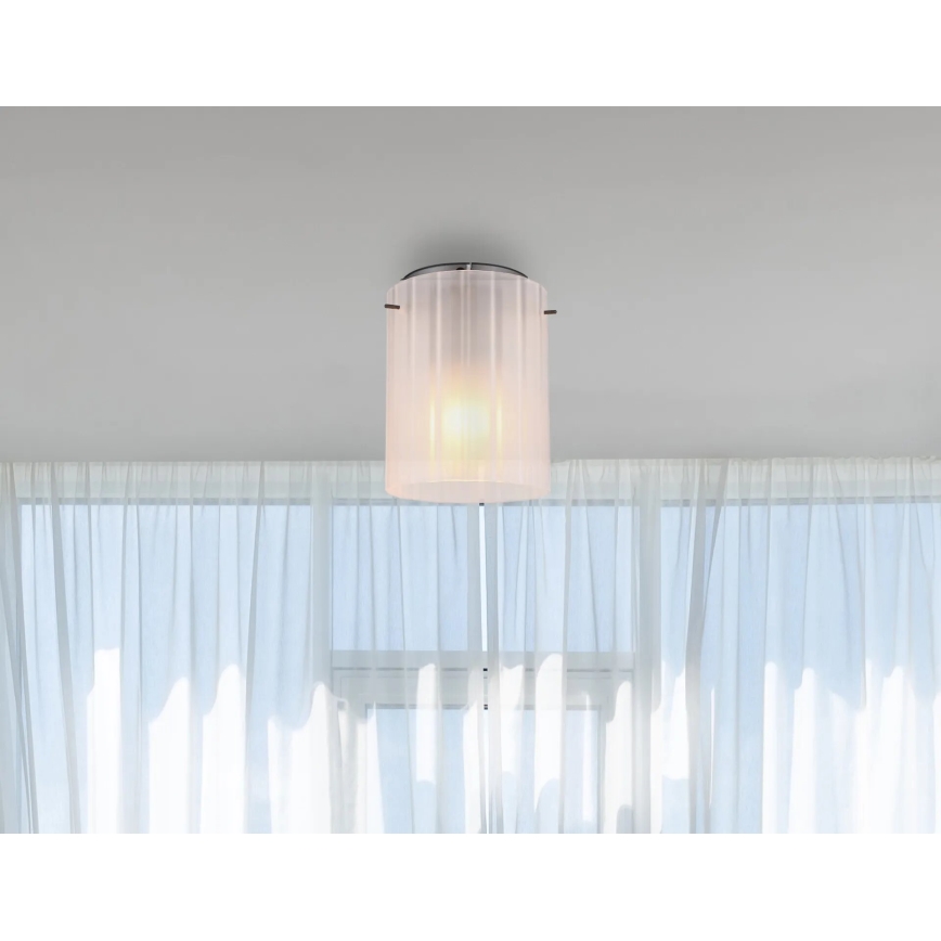 Globo - Lampa sufitowa 1xE27/40W/230V śr. 18 cm biała