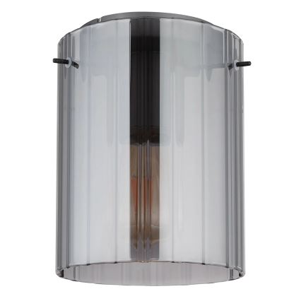 Globo - Lampa sufitowa 1xE27/40W/230V śr. 18 cm szara