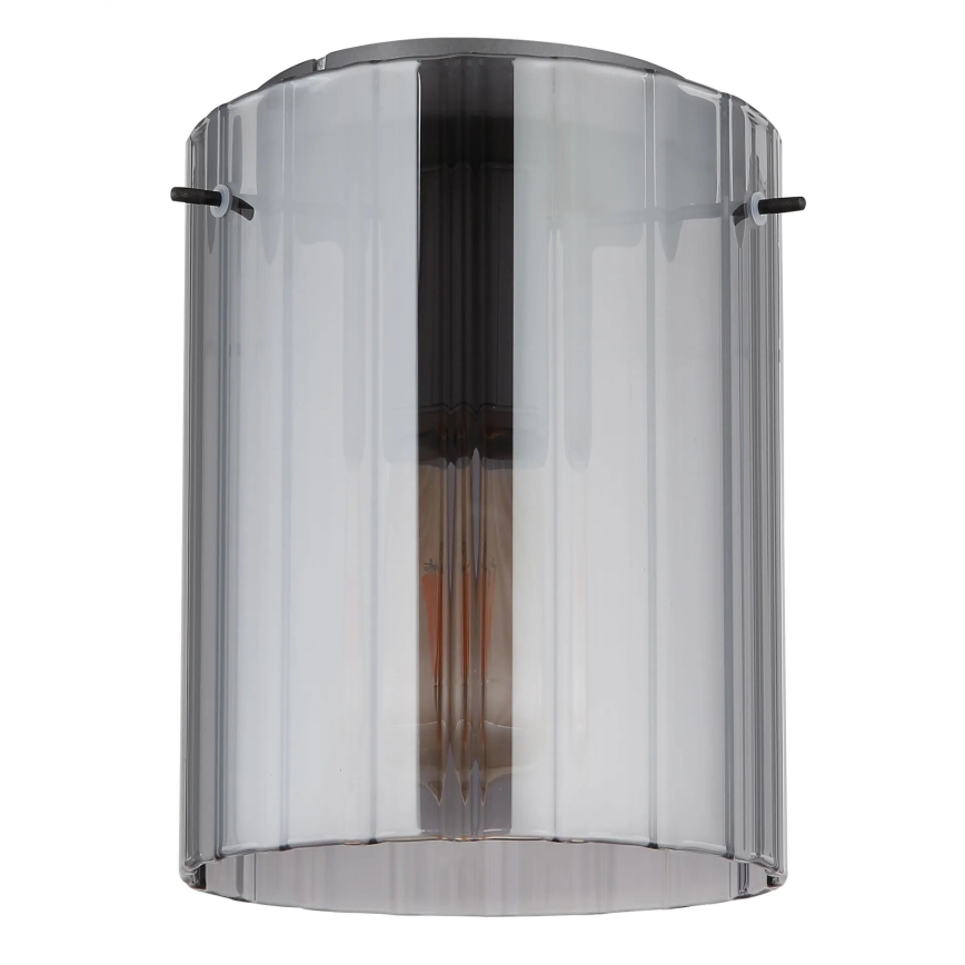 Globo - Lampa sufitowa 1xE27/40W/230V śr. 18 cm szara