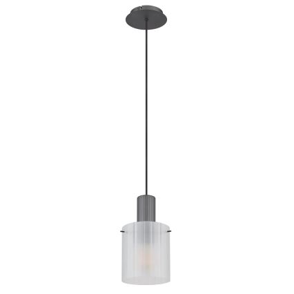Globo - Żyrandol na lince 1xE27/40W/230V śr. 18 cm biały