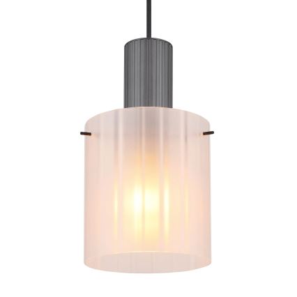 Globo - Żyrandol na lince 1xE27/40W/230V śr. 18 cm biały