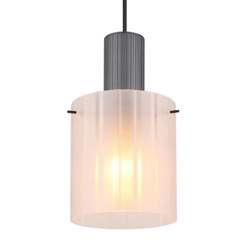 Globo - Żyrandol na lince 1xE27/40W/230V śr. 18 cm biały