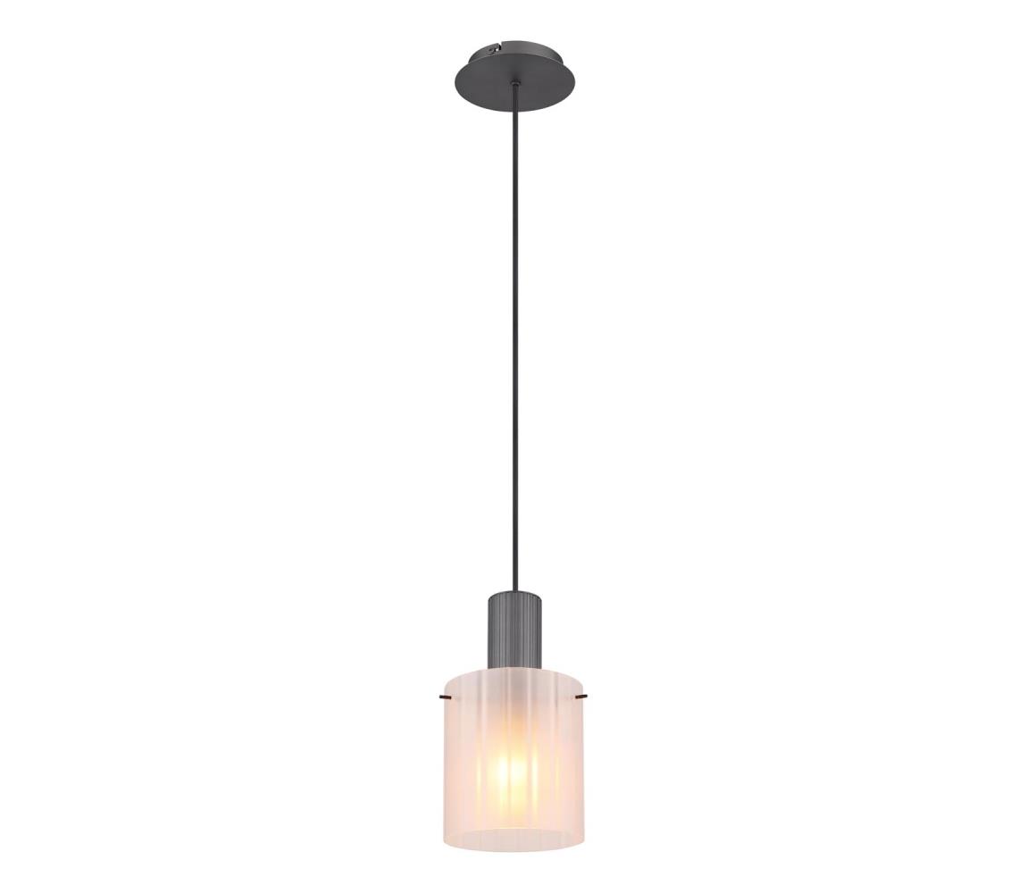 Globo 15904HF - Żyrandol na lince TULIVAR 1xE27/40W/230V śr. 18 cm biały