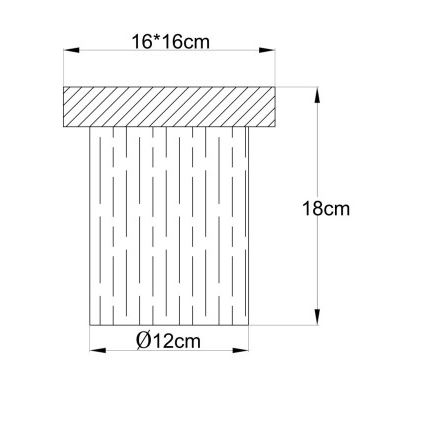Globo - Lampa sufitowa 1xE27/40W/230V 16x18 cm
