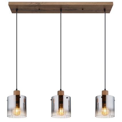 Globo - Żyrandol na linkach 3xE27/60W/230V