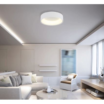 Globo - Lampa sufitowa LED, 45 W, 230 V, 2700/4000/6000 K, śr. 46 cm, biała