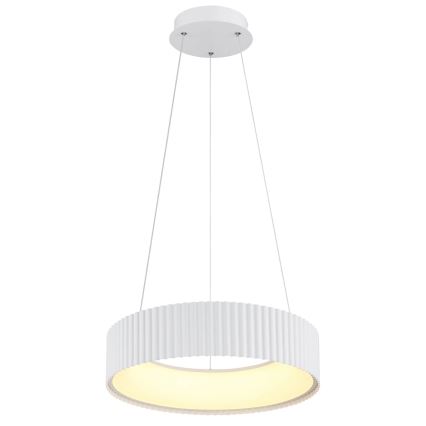 Globo - Lampa wisząca na linkach LED 45W/230V 2700/4000/6000K, średnica 46 cm, biała