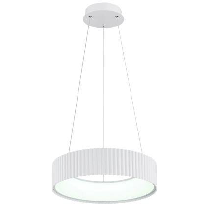 Globo - Lampa wisząca na linkach LED 45W/230V 2700/4000/6000K, średnica 46 cm, biała