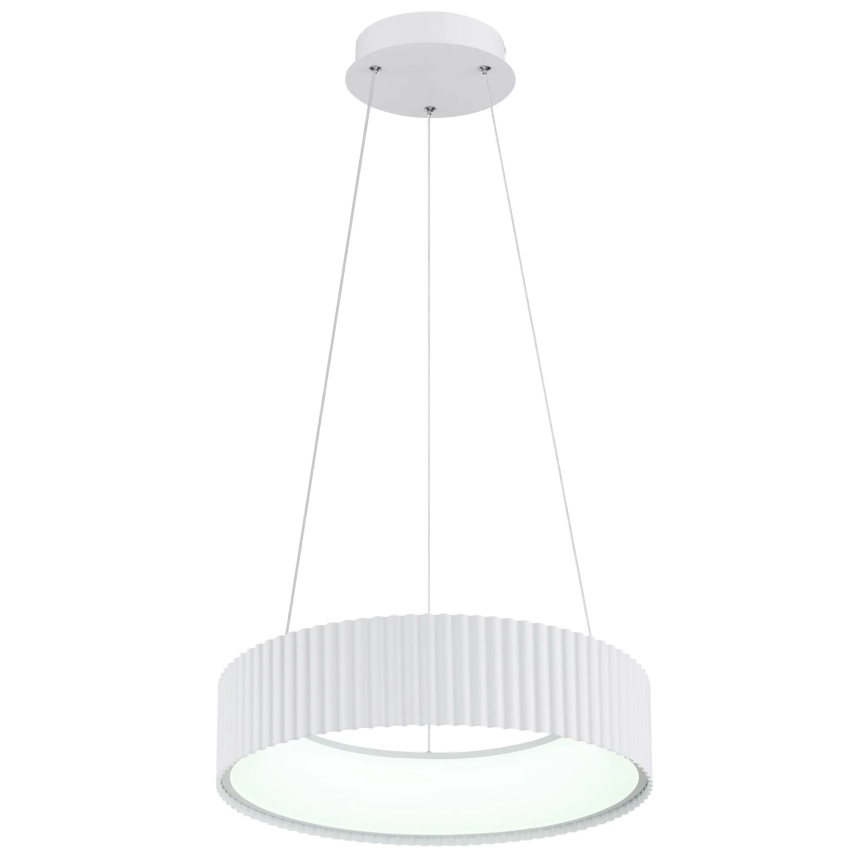 Globo - Lampa wisząca na linkach LED 45W/230V 2700/4000/6000K, średnica 46 cm, biała
