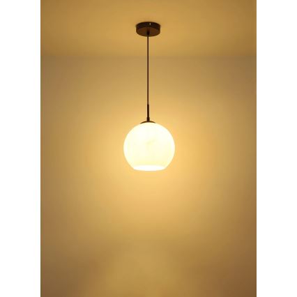 Globo - Lampa wisząca na lince 1xE27/60W/230V śr. 25 cm