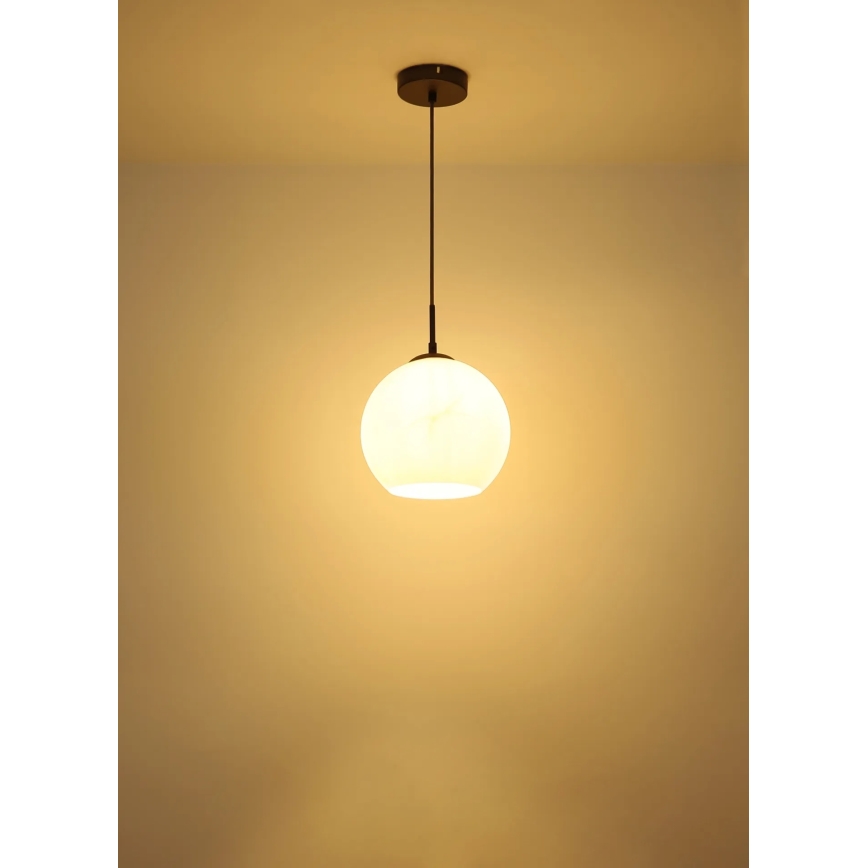Globo - Lampa wisząca na lince 1xE27/60W/230V śr. 25 cm