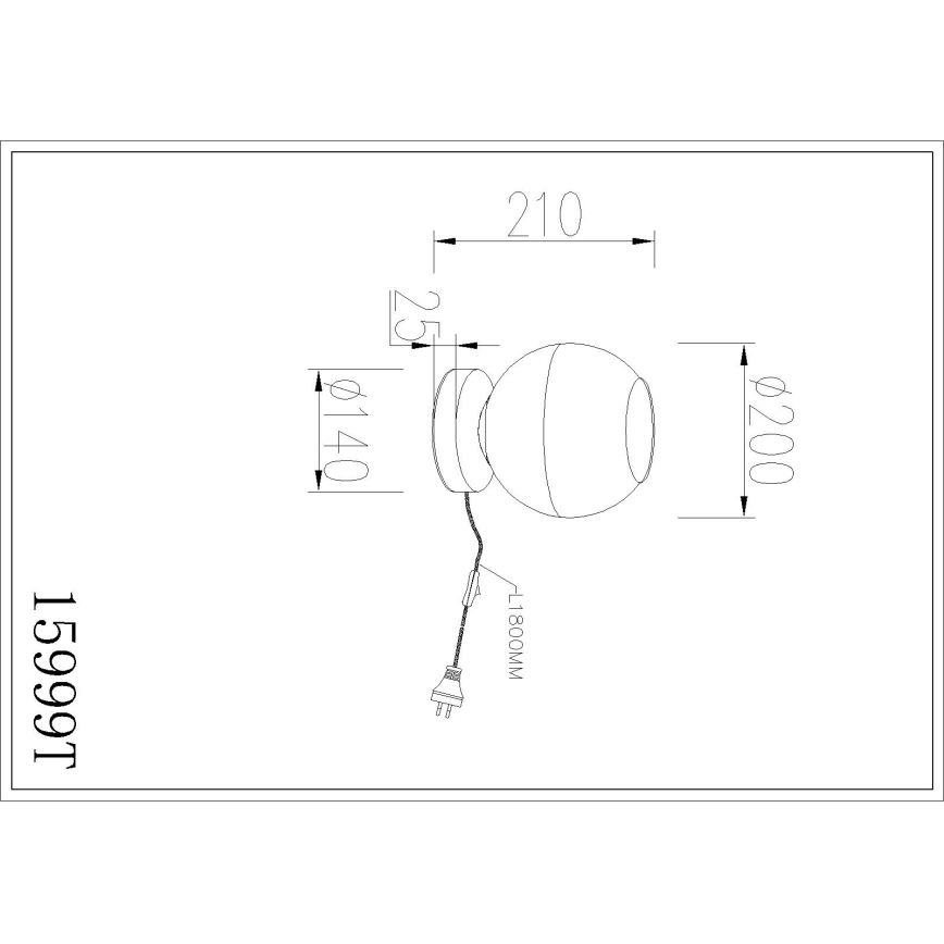 Globo - Lampa stołowa 1xE27/60W/230V