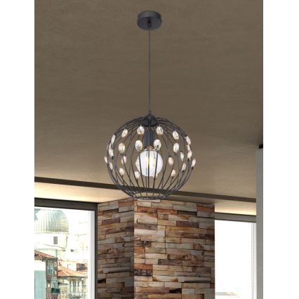 Globo - Żyrandol na lince 1xE27/60W/230V śr. 30 cm