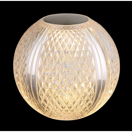 Globo - LED Ściemnialna dotykowa lampa stołowa LED/2W/5V 1200 mAh USB przezroczysty