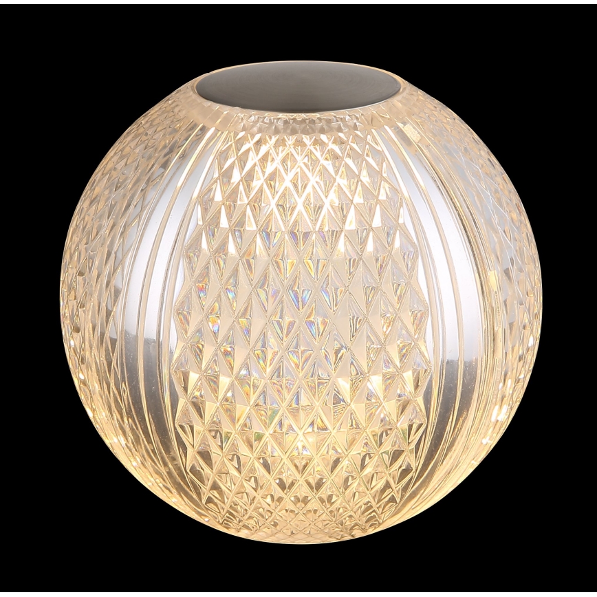 Globo - LED Ściemnialna dotykowa lampa stołowa LED/2W/5V 1200 mAh USB przezroczysty