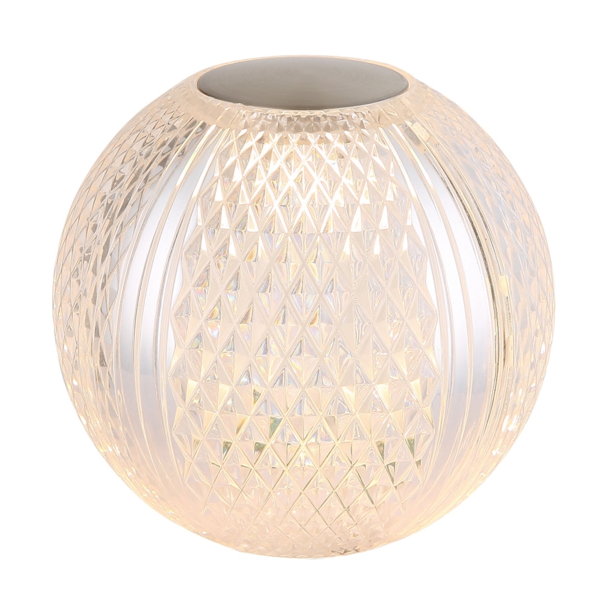 Globo - LED Ściemnialna dotykowa lampa stołowa LED/2W/5V 1200 mAh USB przezroczysty