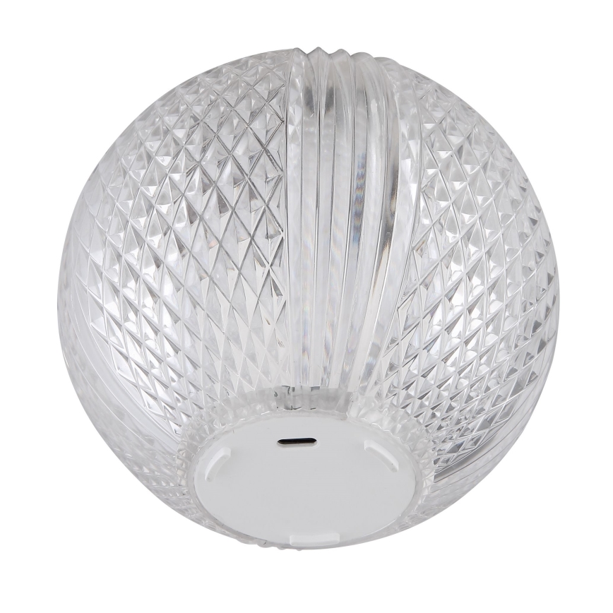 Globo - LED Ściemnialna dotykowa lampa stołowa LED/2W/5V 1200 mAh USB przezroczysty