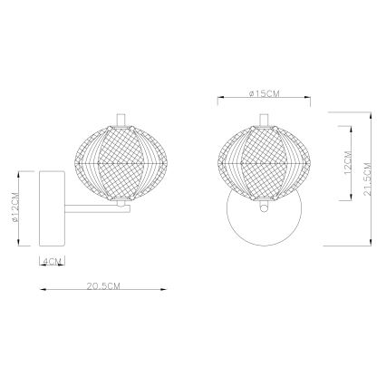 Globo - LED Kinkiet LED/7W/230V 3000/4500/6500K