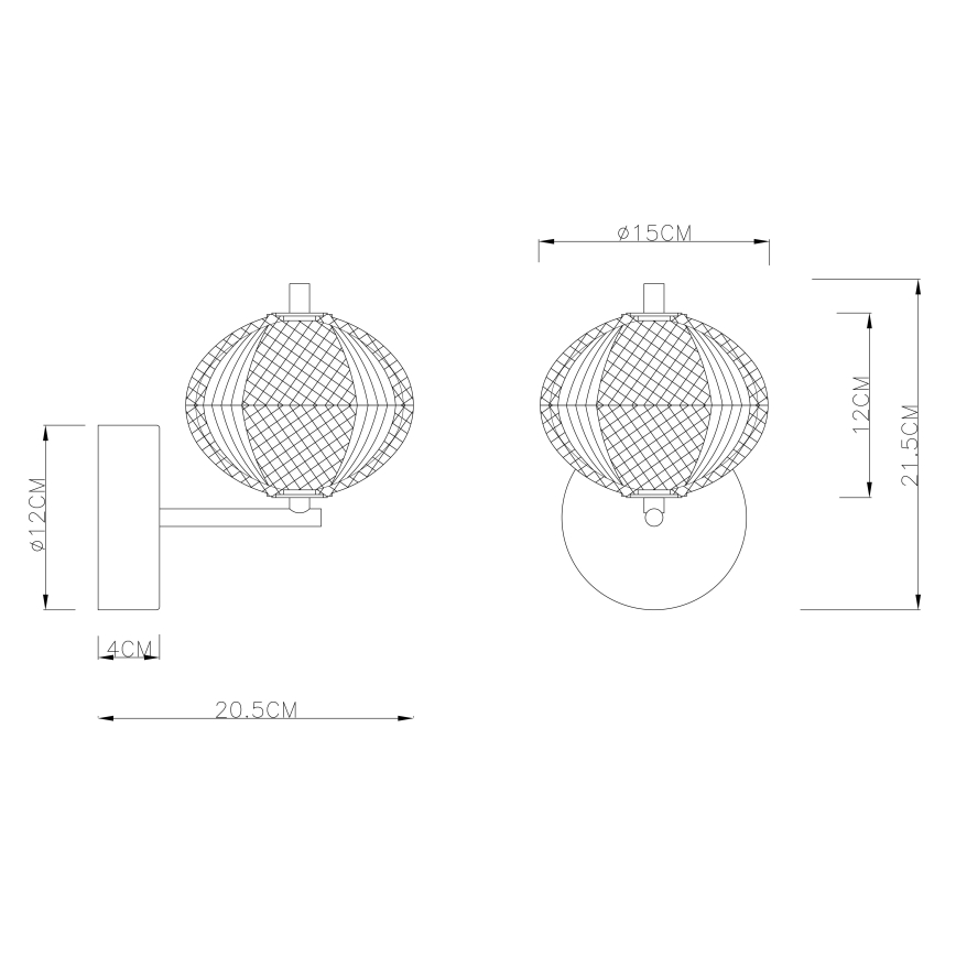 Globo - LED Kinkiet LED/7W/230V 3000/4500/6500K