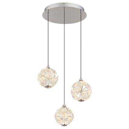 Globo - Żyrandol LED na lince LED/24W/230V