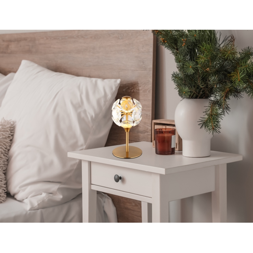 Globo - LED Lampa stołowa LED/8W/230V 3000K złota