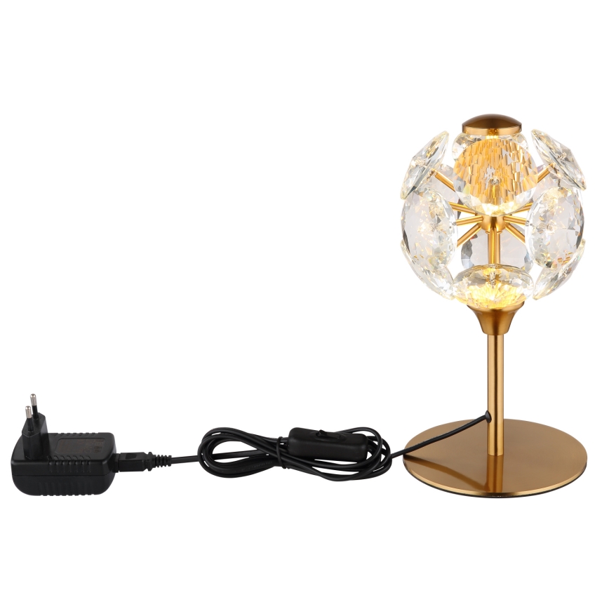 Globo - LED Lampa stołowa LED/8W/230V 3000K złota