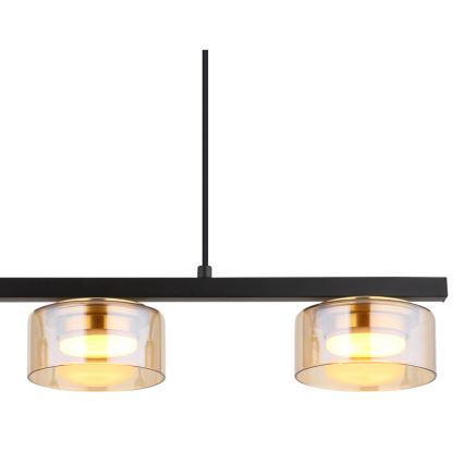Globo - LED Żyrandol na lince 3xGX53/6W/230V dymny/brązowy