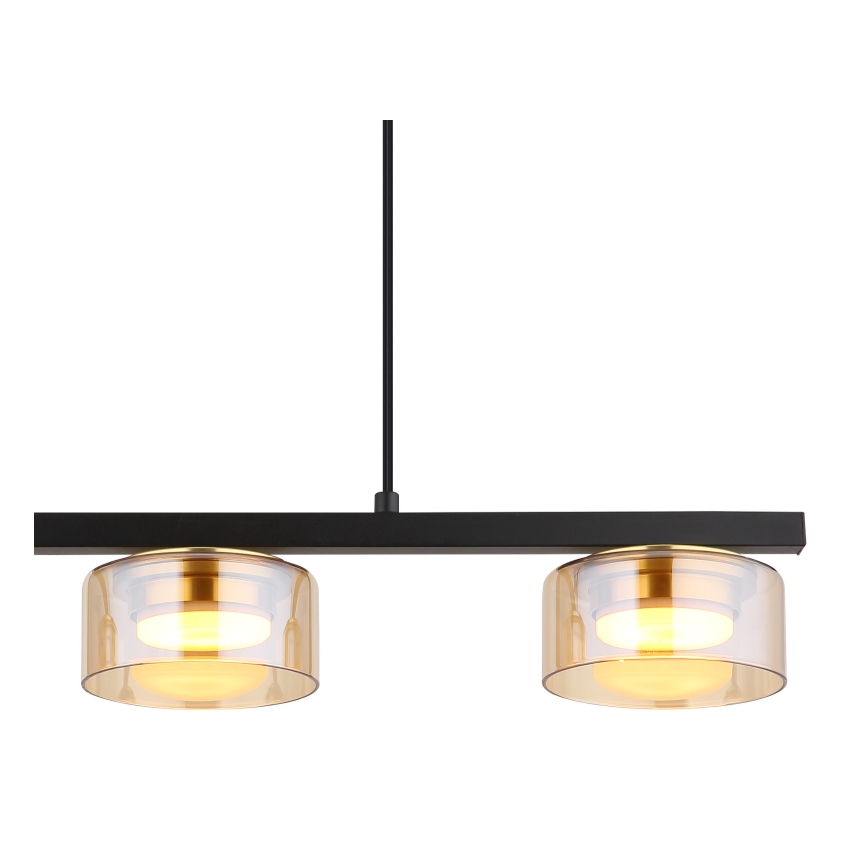 Globo - LED Żyrandol na lince 3xGX53/6W/230V dymny/brązowy