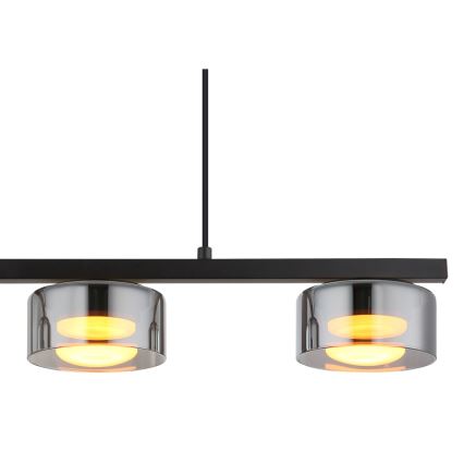 Globo - LED Żyrandol na lince 3xGX53/6W/230V dymny/czarny