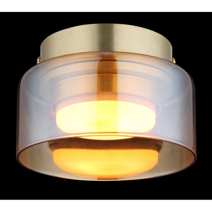 Globo - LED Plafon 1xGX53/6W/230V śr. 13 cm dymny/brązowy