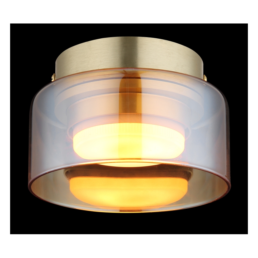 Globo - LED Plafon 1xGX53/6W/230V śr. 13 cm dymny/brązowy