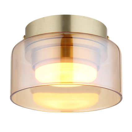 Globo - LED Plafon 1xGX53/6W/230V śr. 13 cm dymny/brązowy