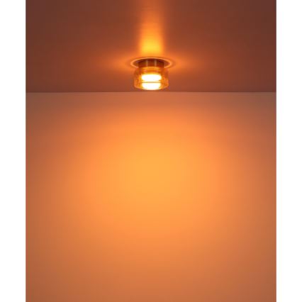 Globo - LED Plafon 1xGX53/6W/230V śr. 13 cm dymny/brązowy