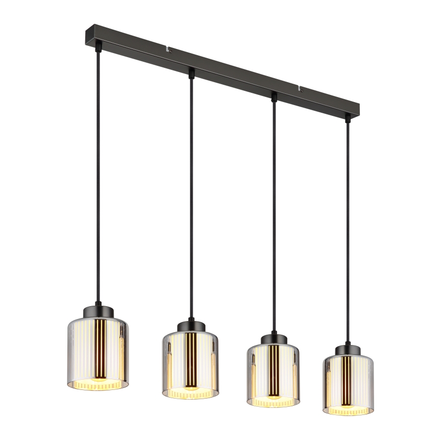 Globo - Żyrandol na lince 4xE27/60W/230V chrom błyszczący
