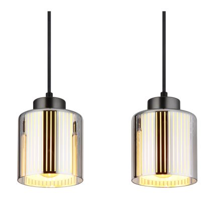 Globo - Żyrandol na lince 4xE27/60W/230V chrom błyszczący