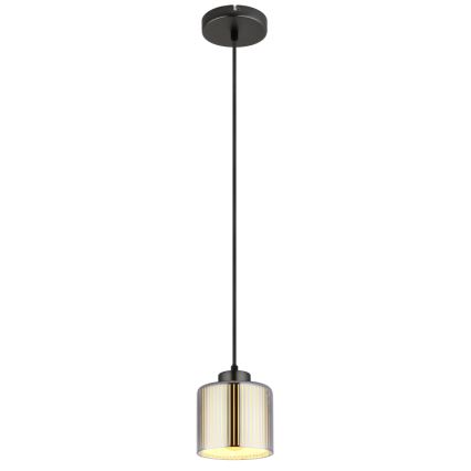 Globo - Żyrandol na lince 1xE27/60W/230V chrom błyszczący śr. 14 cm