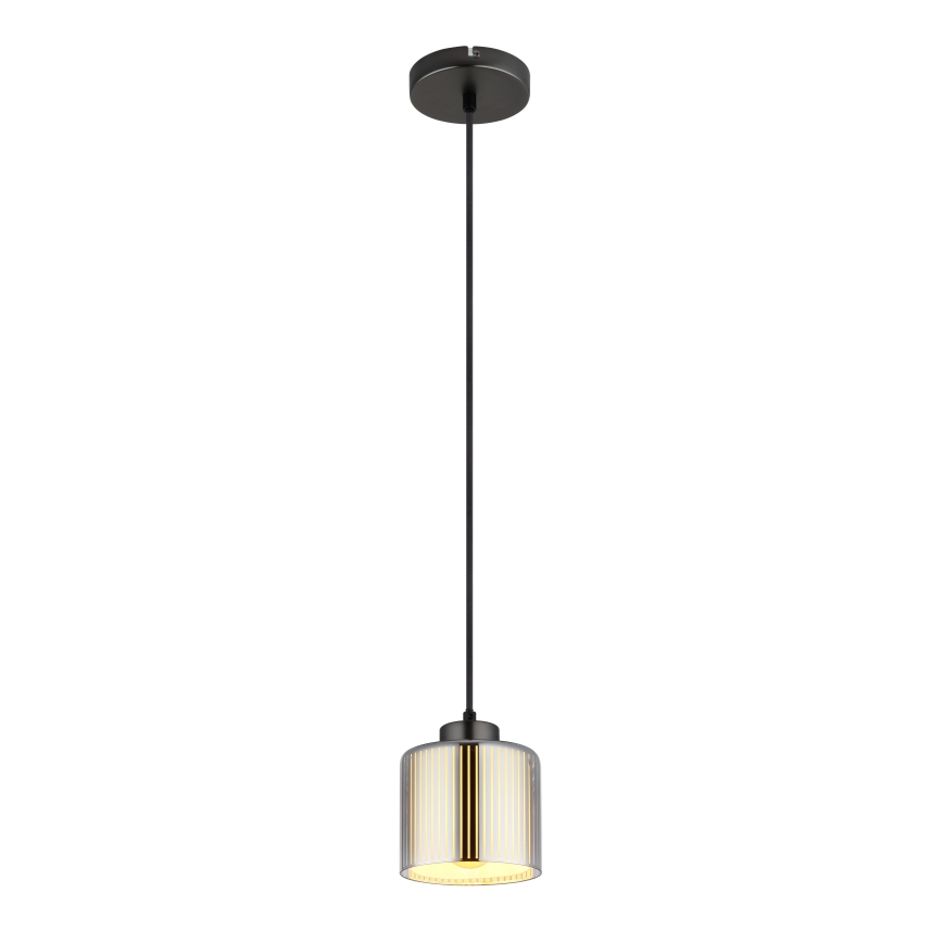 Globo - Żyrandol na lince 1xE27/60W/230V chrom błyszczący śr. 14 cm