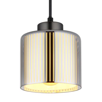 Globo - Żyrandol na lince 1xE27/60W/230V chrom błyszczący śr. 14 cm