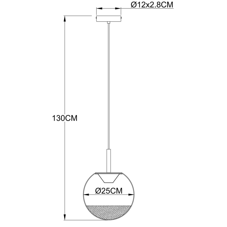Globo - LED Żyrandol na lince LED/8W/230V