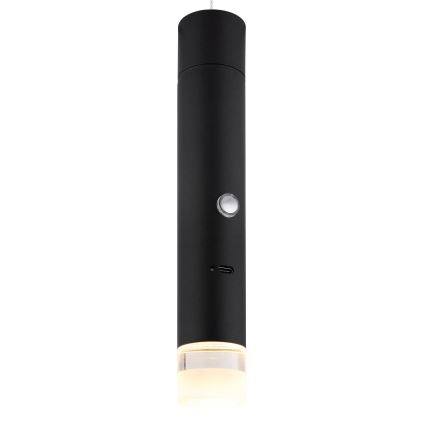 Globo - LED ściemnialna dotykowa lampa ładowalna 2 w 1 LED/2W/230/5V czarna