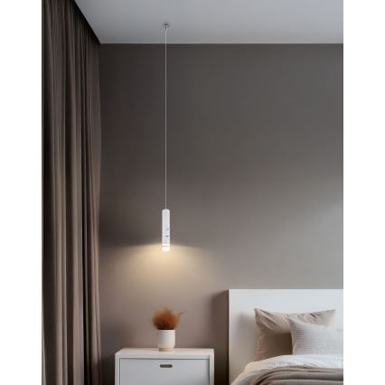 Globo - ściemnialna dotykowa lampa ładowalna 2w1 LED/2W/230/5V biała
