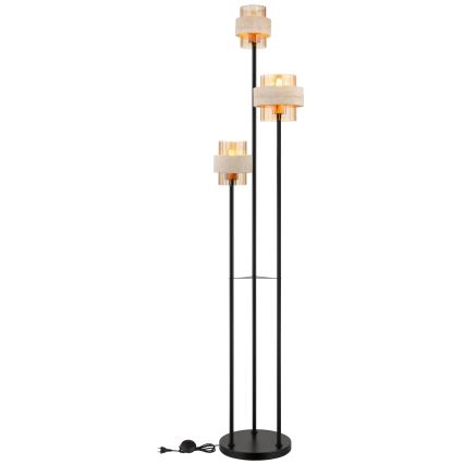 Globo - Lampa stojąca 3xE27/40W/230V trawertyn