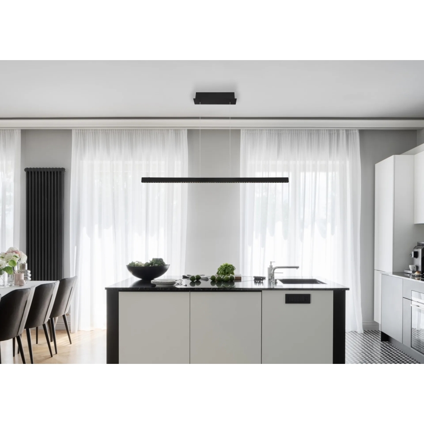 Globo - LED ściemnialny dotykowy żyrandol na lince LED/43W/230V 4000K czarny