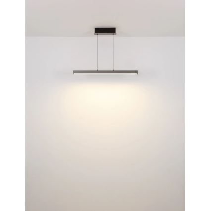 Globo - LED ściemnialny żyrandol dotykowy na lince LED/39W/230V 2700/4000/6000K szary