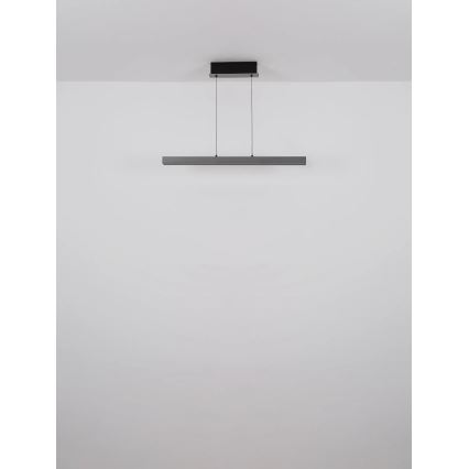 Globo - LED ściemnialny żyrandol dotykowy na lince LED/39W/230V 2700/4000/6000K szary